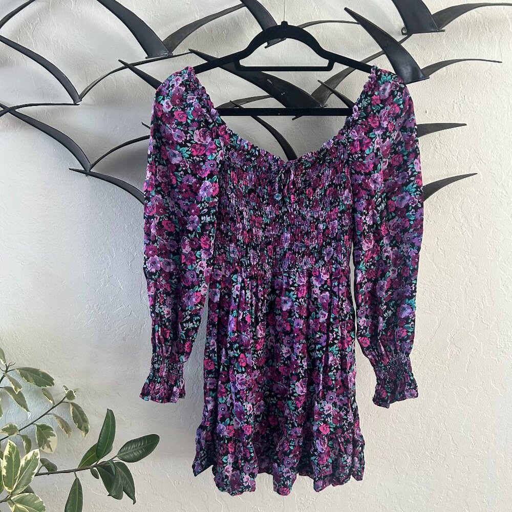 Long Sleeve Floral Dress